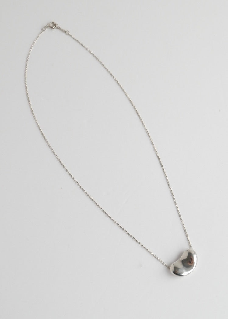 Authentique Collier Tiffany en Argent Grand Haricot d'Occasion
