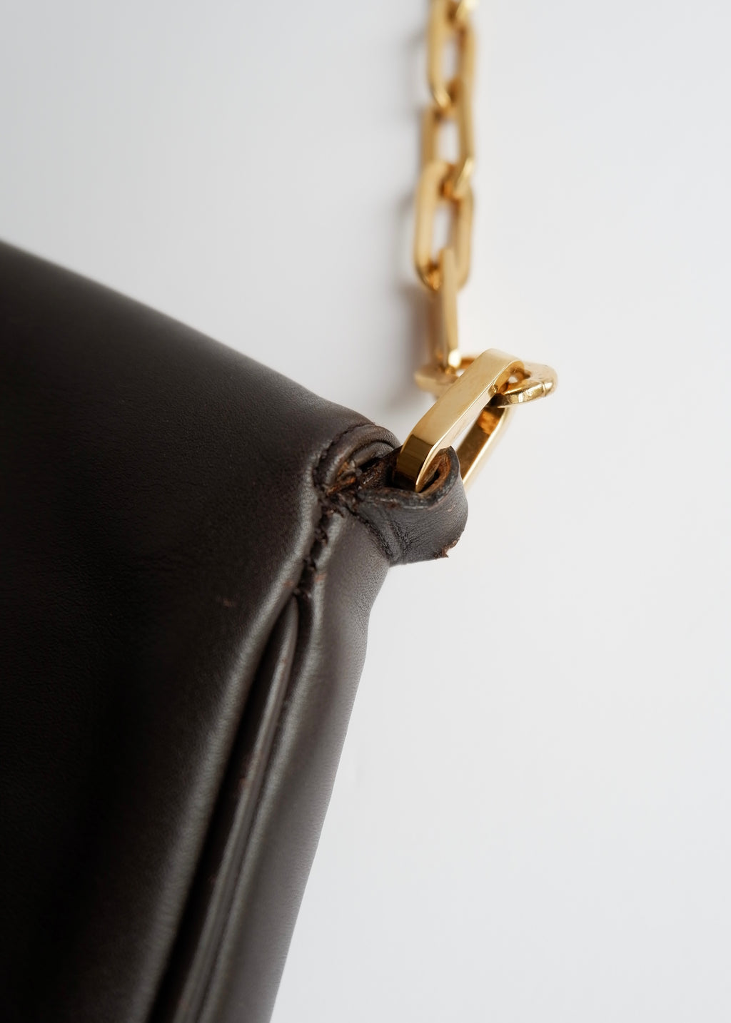 Authentic Preowned Gucci Brown Leather Shoulder Bag