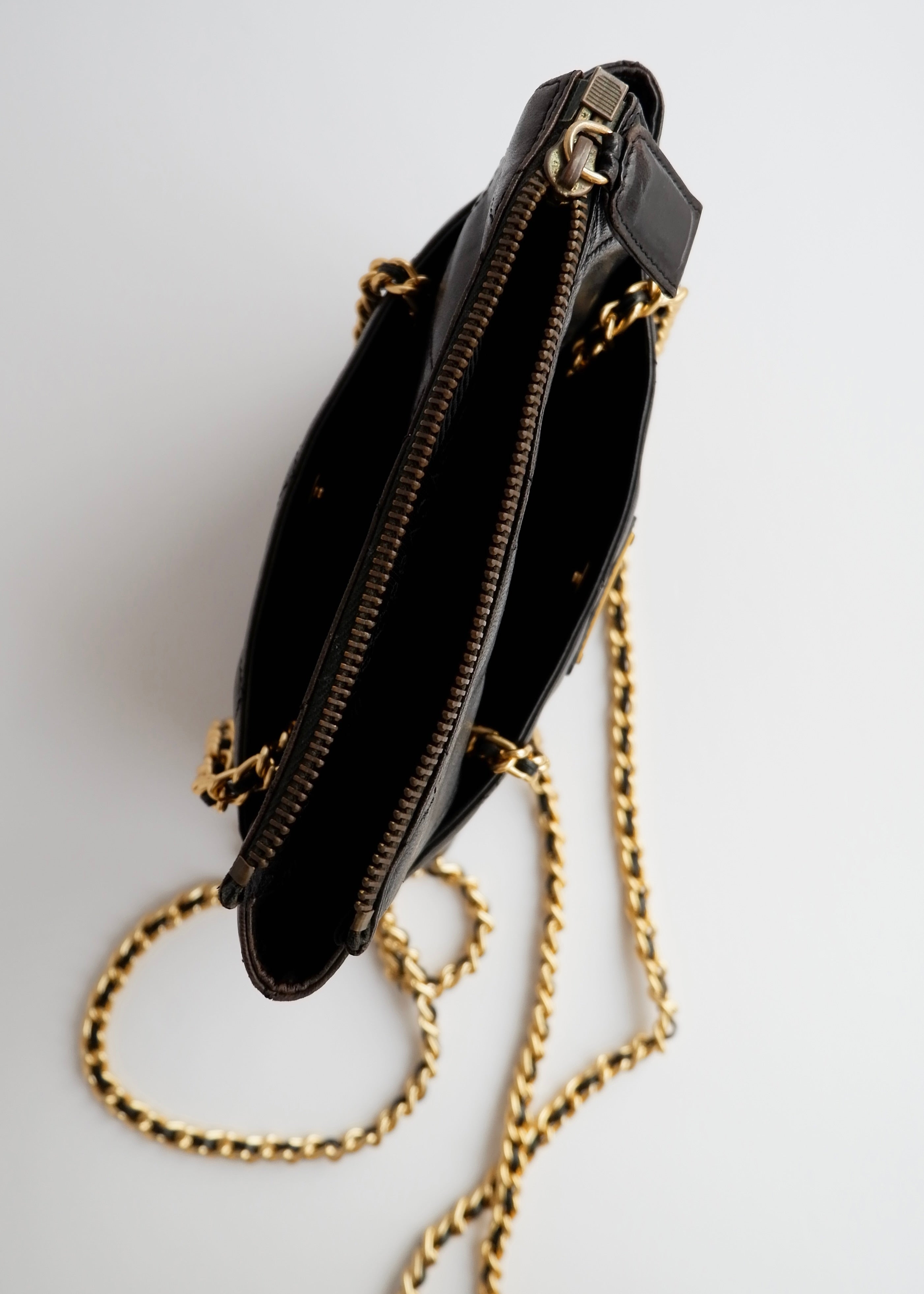 Authentic Preowned Prada Black Quilted Leather Chain Shoulder Bag