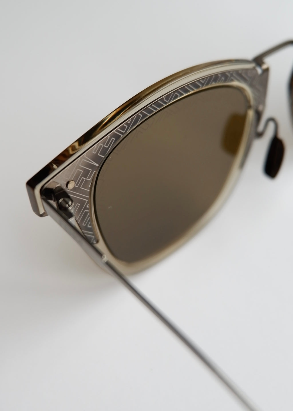 Authentic Preowned Fendi Grey Zucca Print Sunglasses