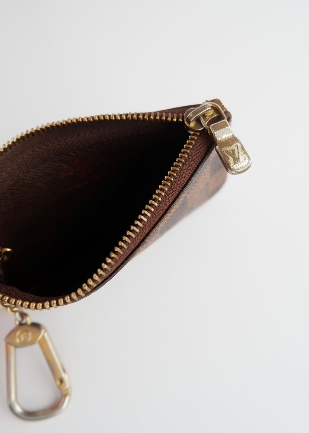 Authentic Preowned Louis Vuitton Damier Ebene Pochette Cle