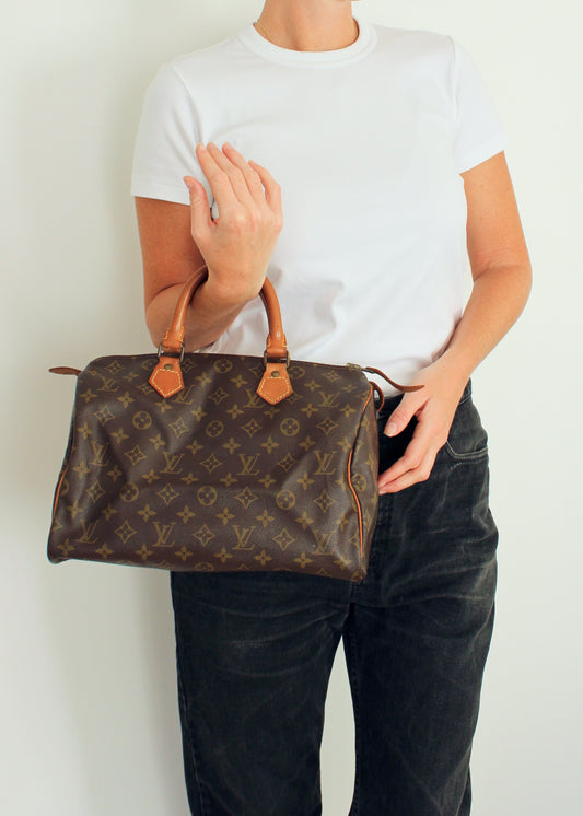 Authentic Preowned Vintage Louis Vuitton Monogram Speedy 30 Handbag