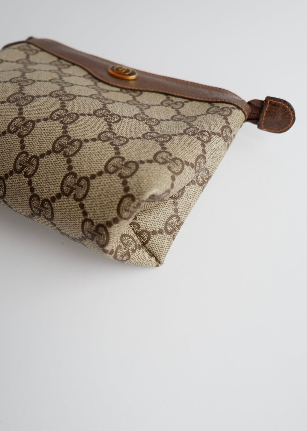 Authentic Preowned Vintage Gucci GG Canvas Pouch