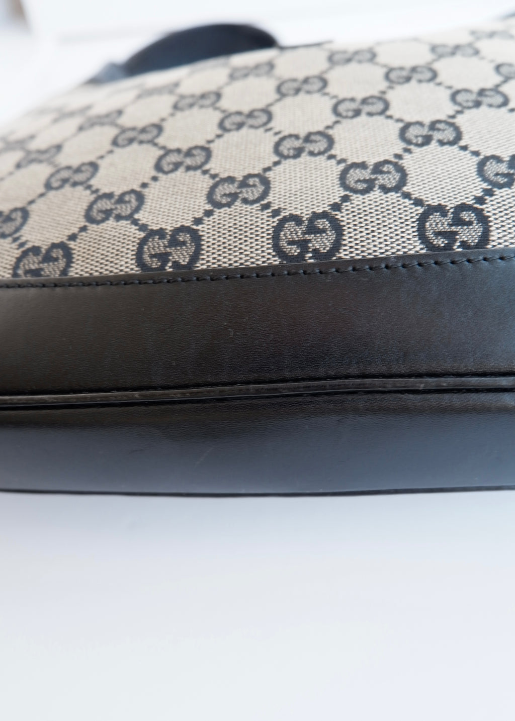 Authentic Preowned Gucci Black GG Canvas Jackie Shoulder Bag