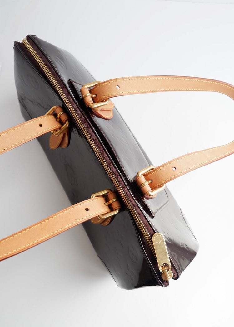 Authentic Preowned Louis Vuitton Monogram Vernis Amarante Rosewood Shoulder Bag