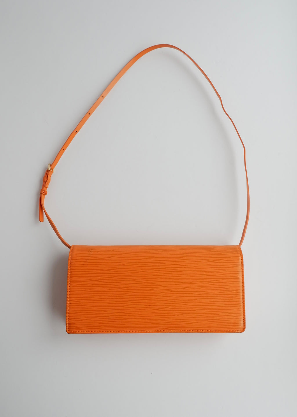 Authentic Preowned Louis Vuitton Orange Epi Leather Honfleur Shoulder Bag