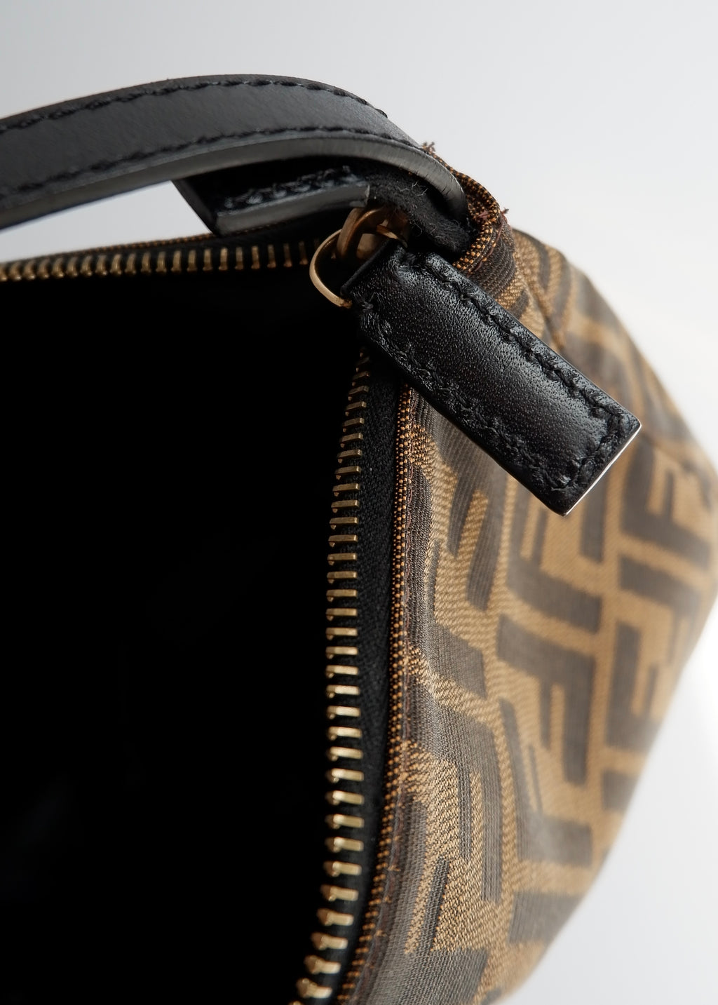 Preowned Fendi Zucca Print Micro Handbag