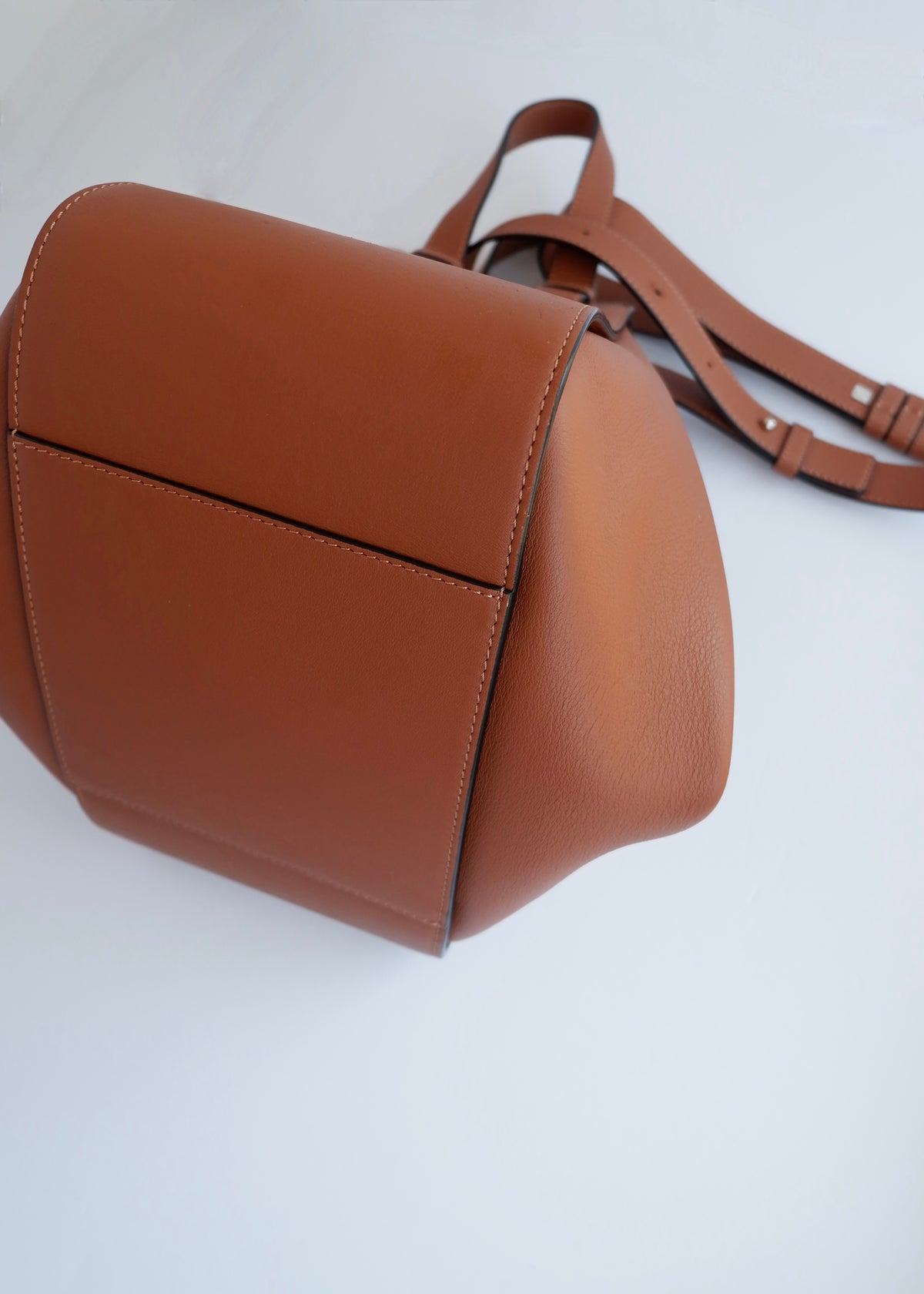 Preowned Loewe Brown Leather Hammock Bag