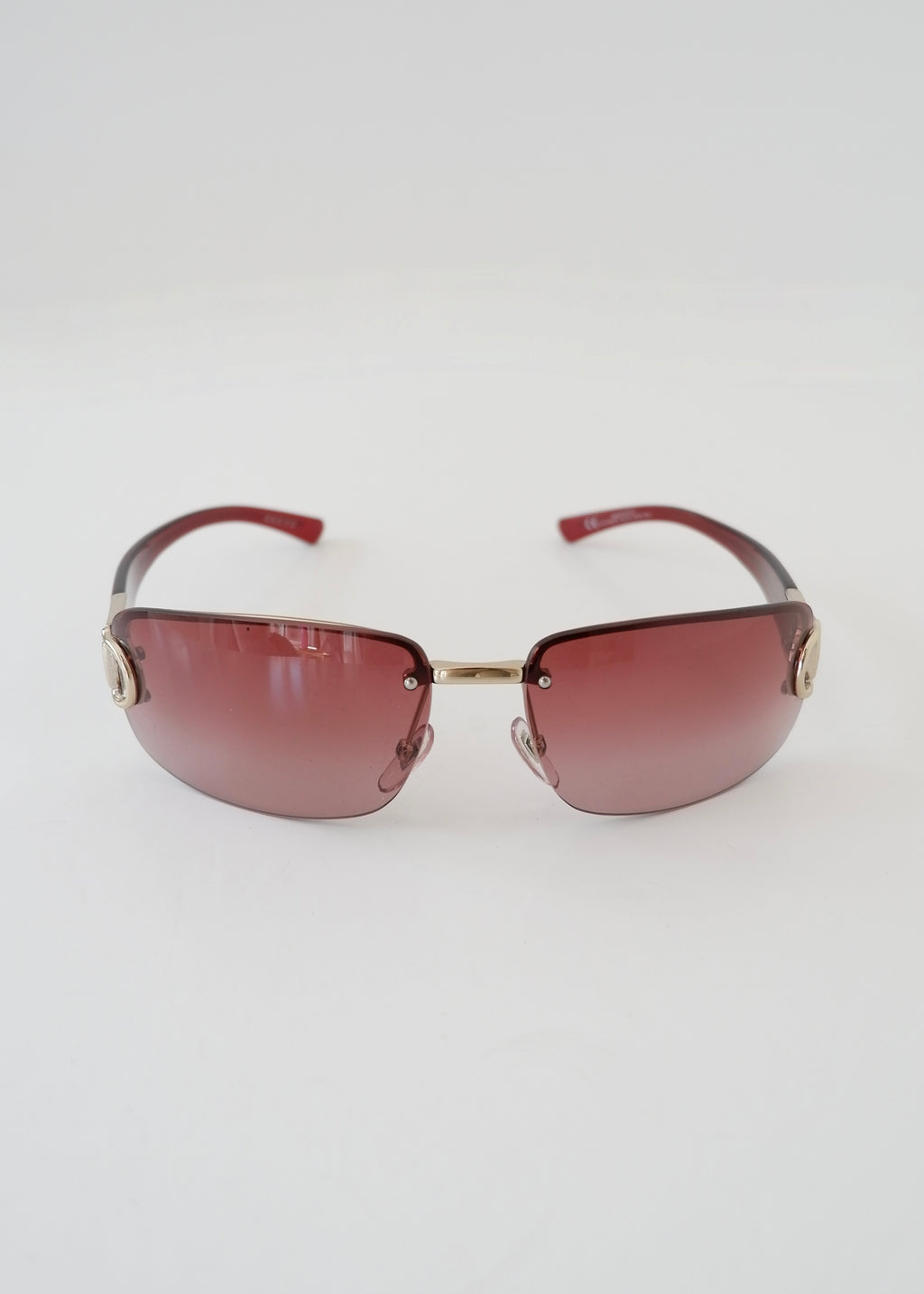 Authentic Preowned Gucci Burgundy Frameless Sunglasses
