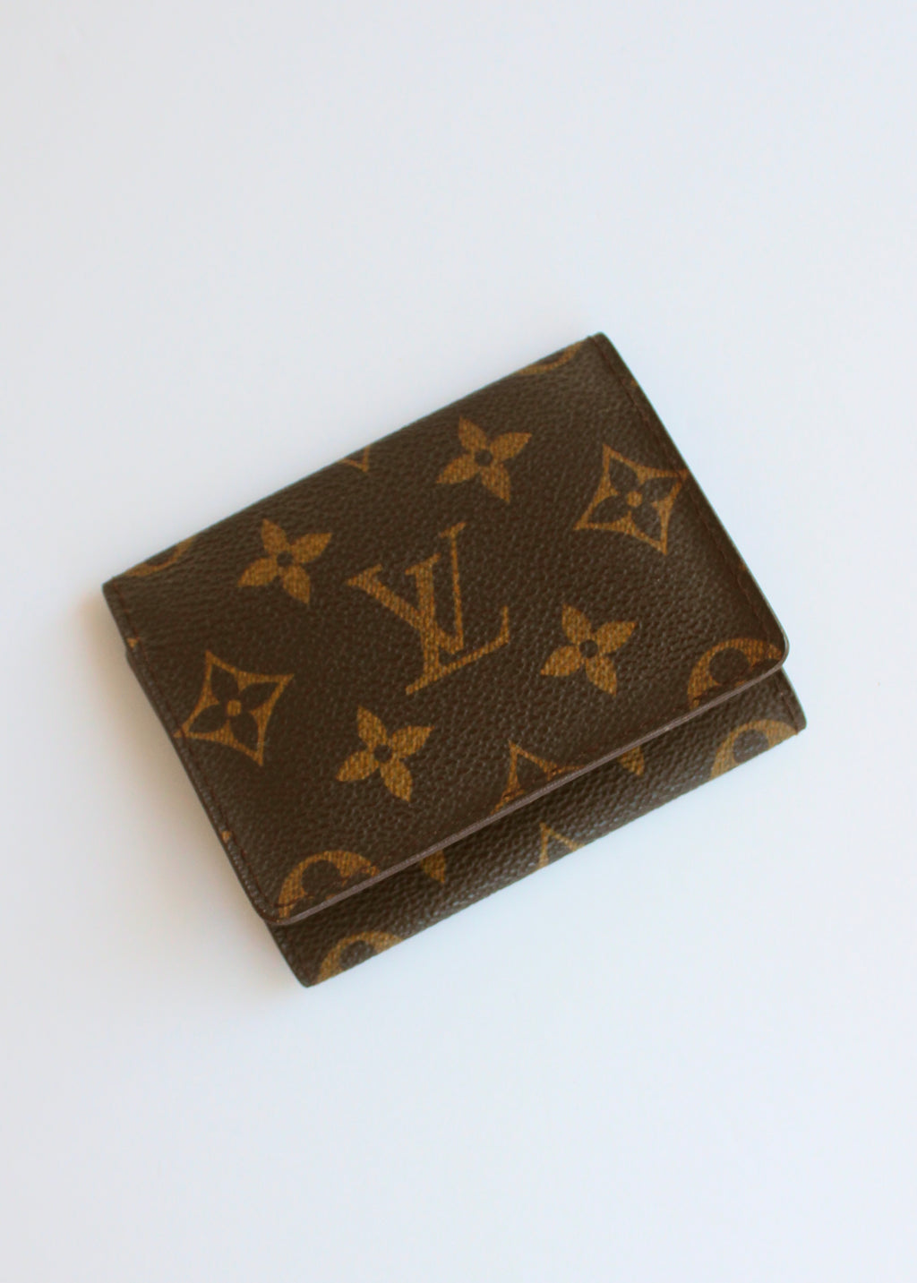 Authentique porte-cartes Louis Vuitton Monogram d'occasion