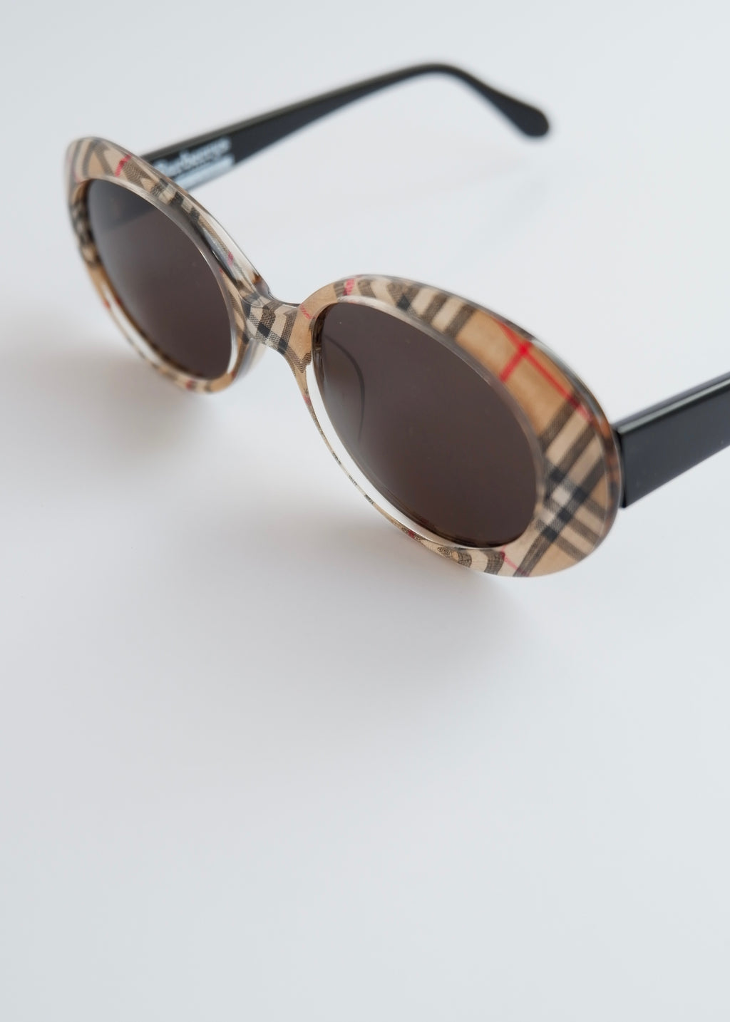 Authentic Preowned Vintage Burberrys of London Check Print Sunglasses