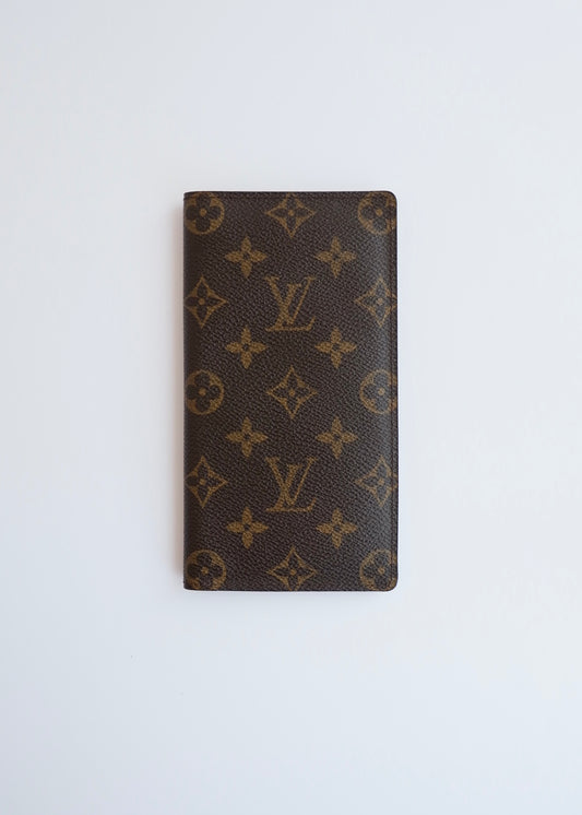 Authentic Preowned Louis Vuitton Monogra Cheque Book/ Card Holder