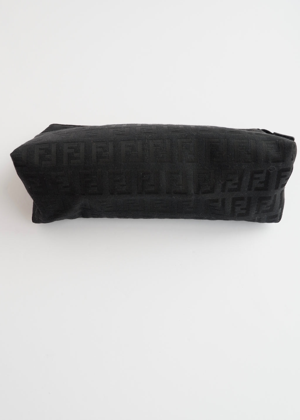 Authentic Preowned Fendi Black Canvas Zucchino Pouch