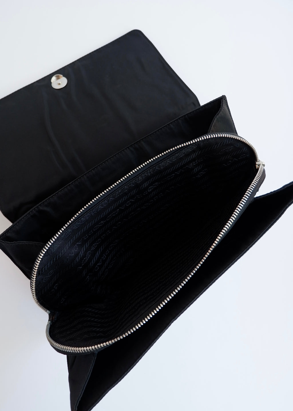 Authentic Preowned Prada Black Nylon Hobo Shoulder Bag