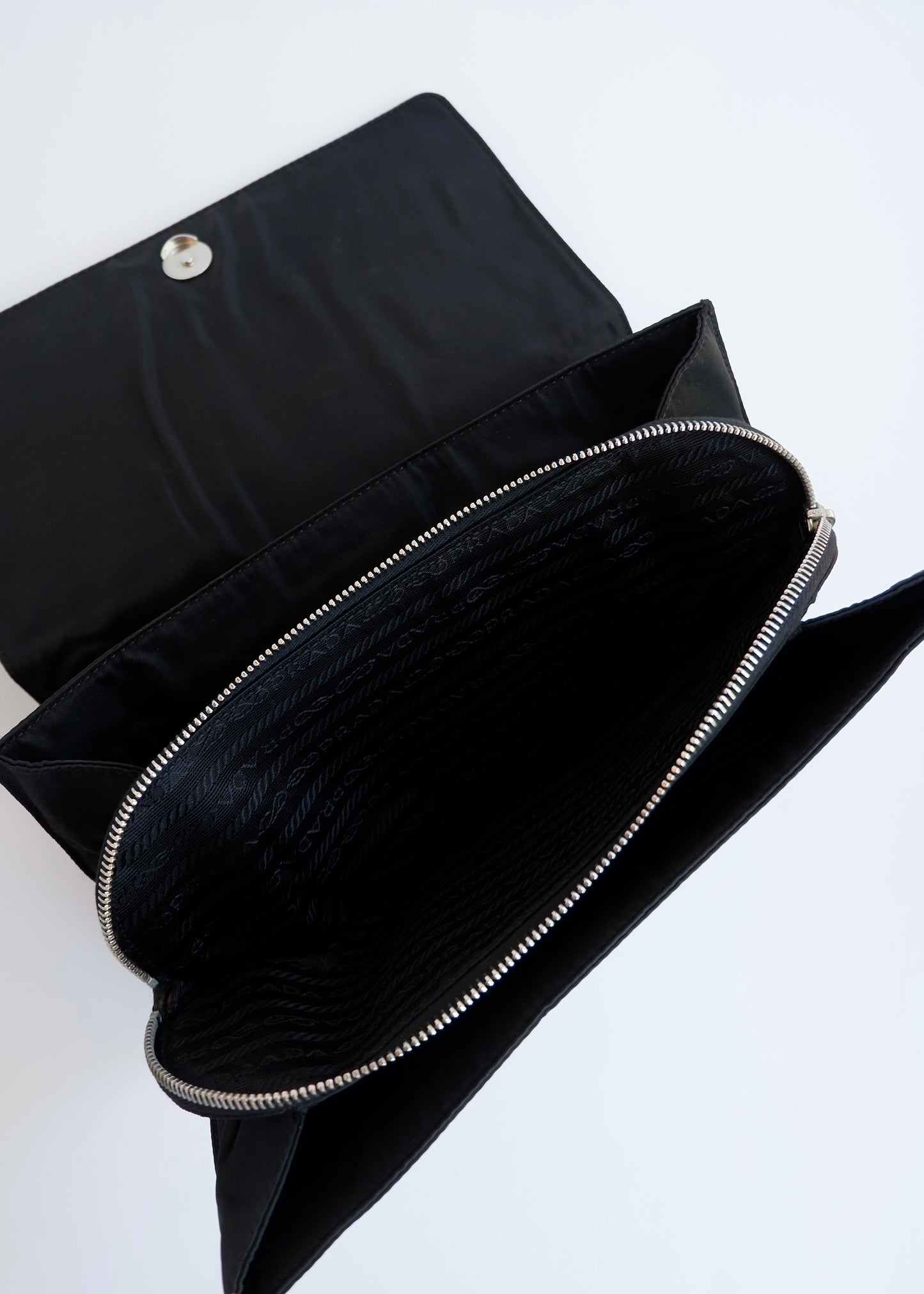 Authentic Preowned Prada Black Nylon Hobo Shoulder Bag