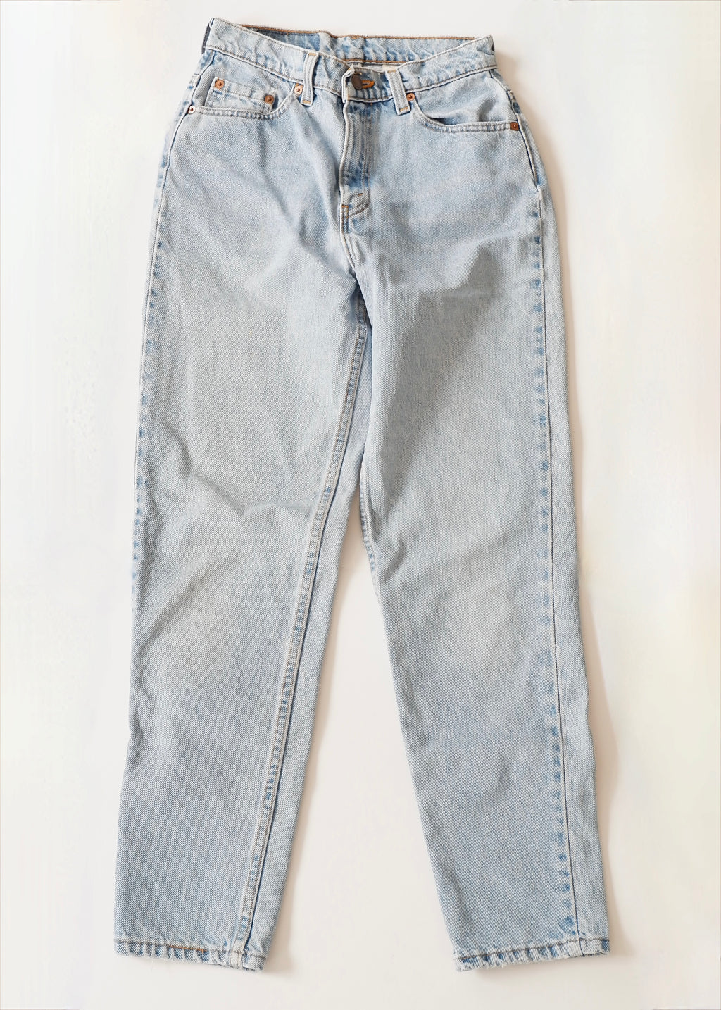 Levis Vintage 521 Light Wash Tapered Fit Jeans - 24