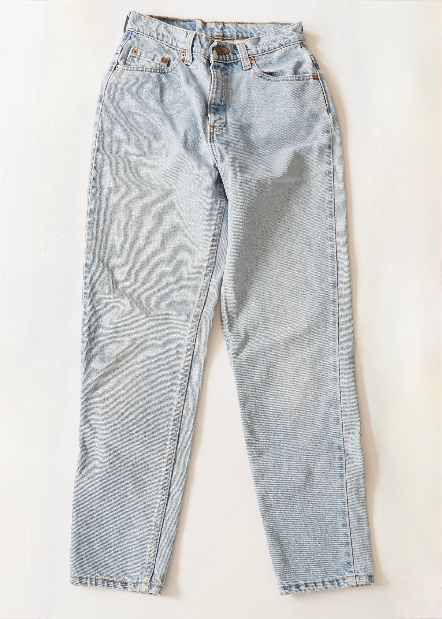 Levis Vintage 521 Light Wash Tapered Fit Jeans - 24