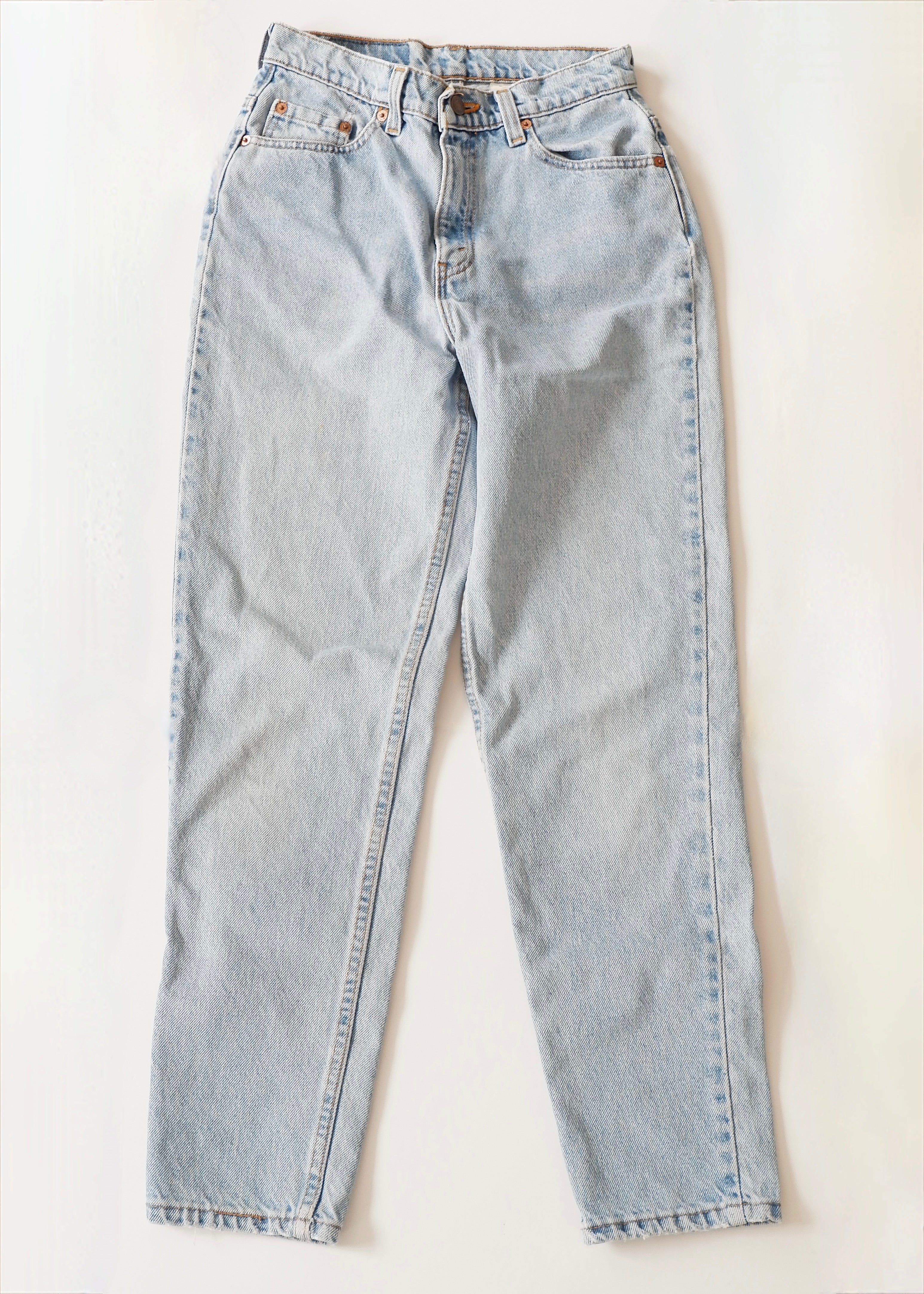 Levis Vintage 521 Light Wash Tapered Fit Jeans - 24