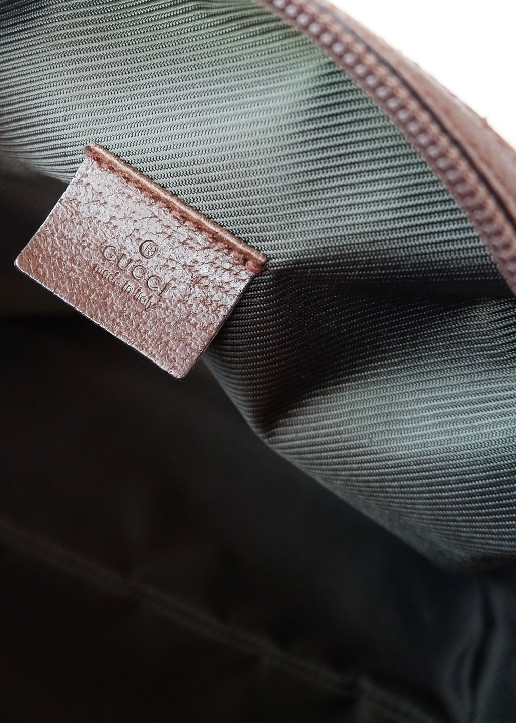 Preowned Gucci Brown GG Canvas Tofu Handbag
