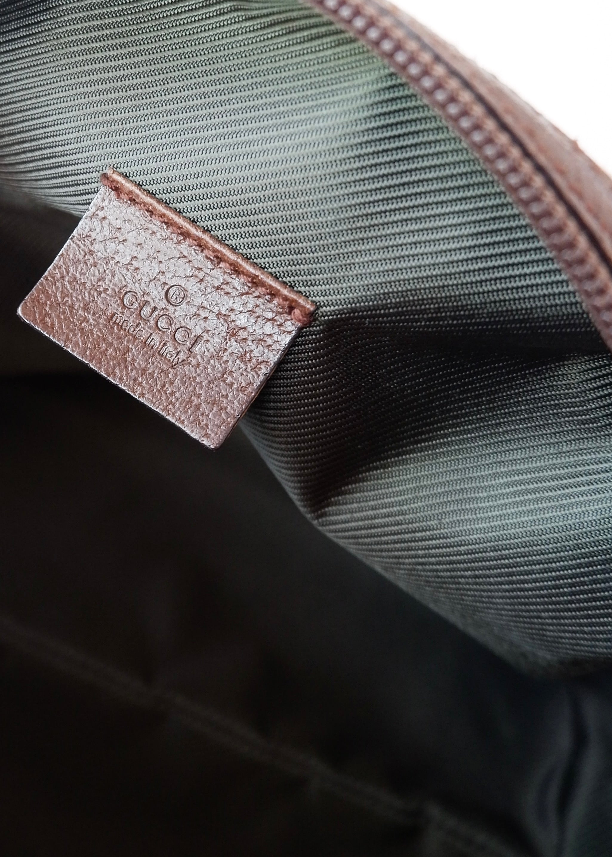 Preowned Gucci Brown GG Canvas Tofu Handbag
