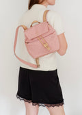 Preowned Vintage Gucci Pink GG Canvas Mini Backpack