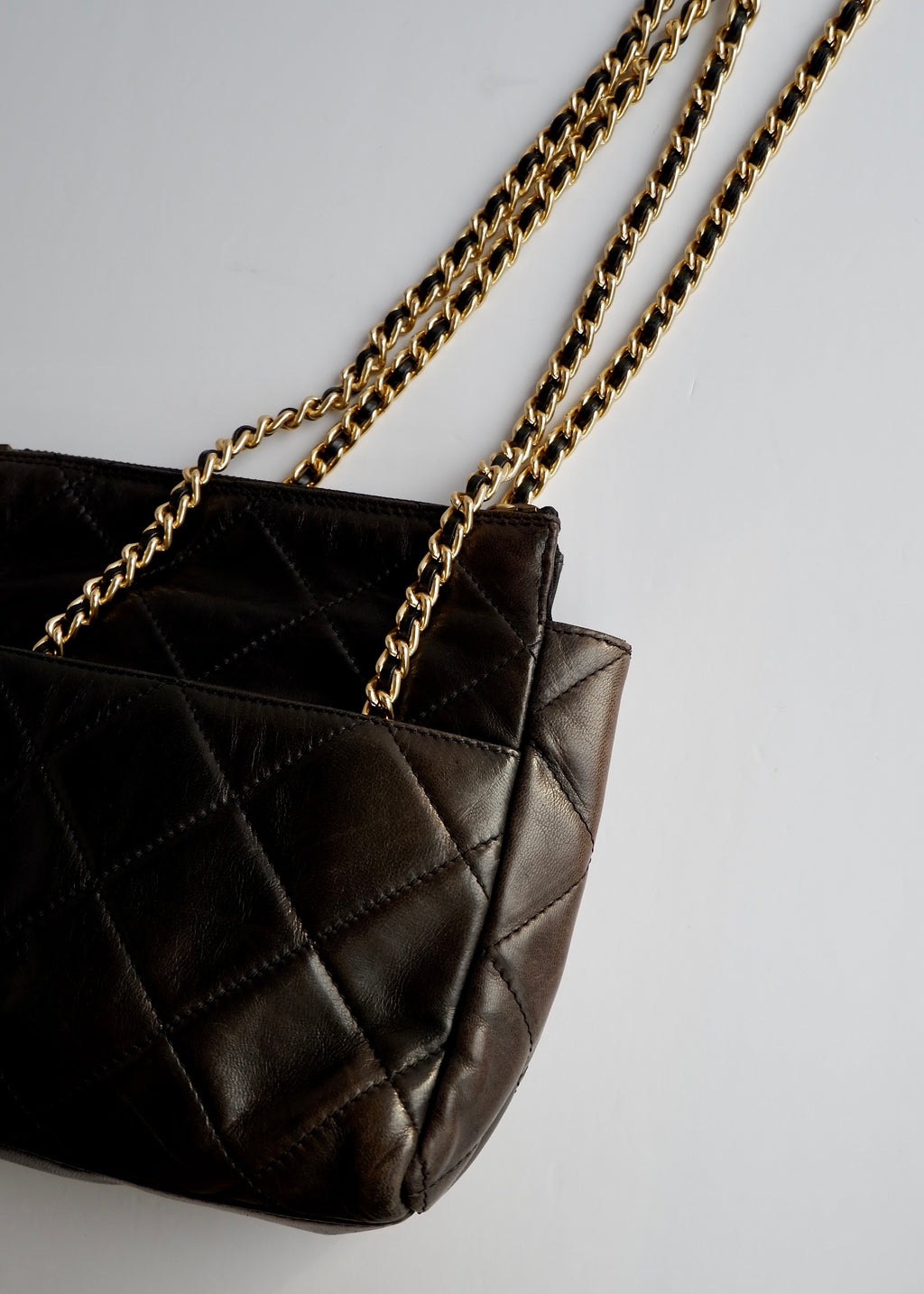 Authentic Preowned Prada Black Quilted Leather Chain Shoulder Bag
