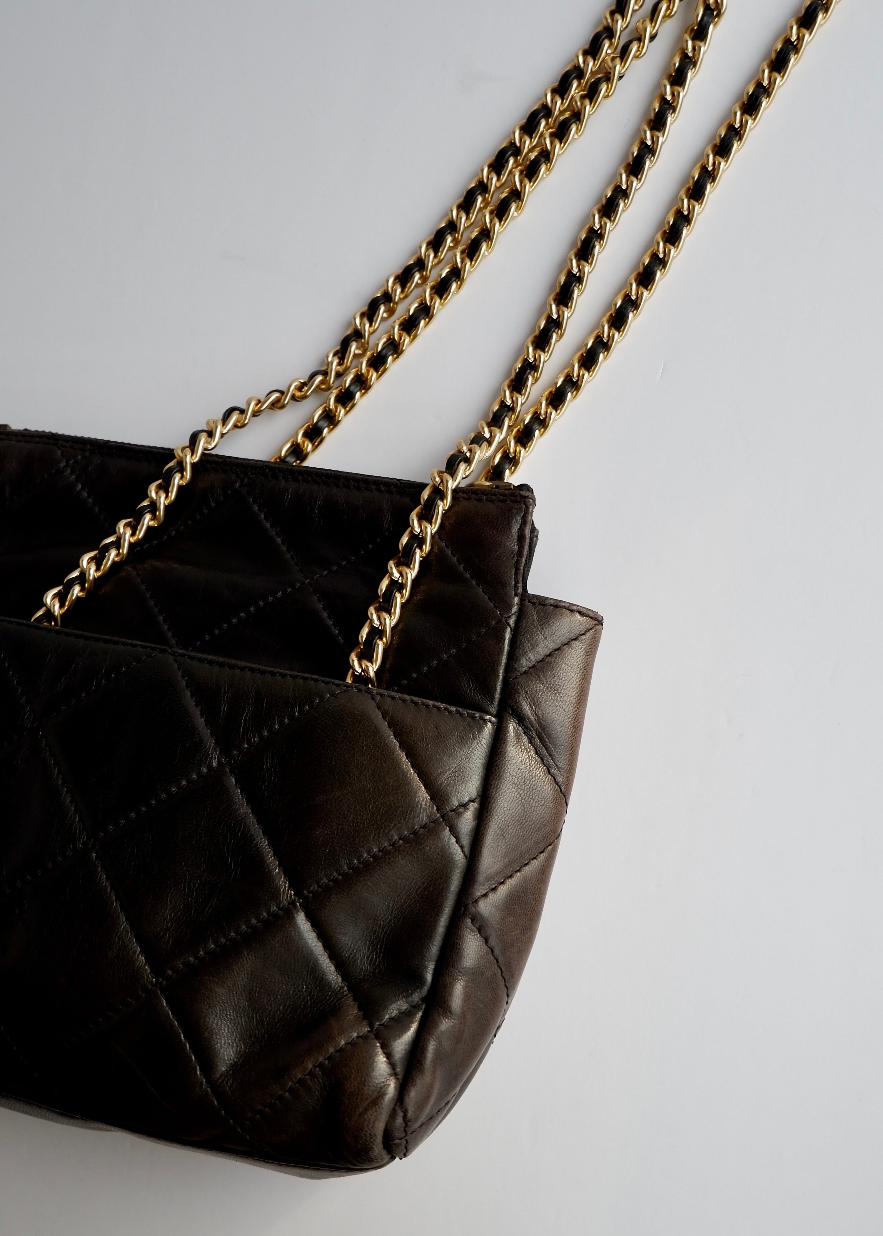 Authentic Preowned Prada Black Quilted Leather Chain Shoulder Bag