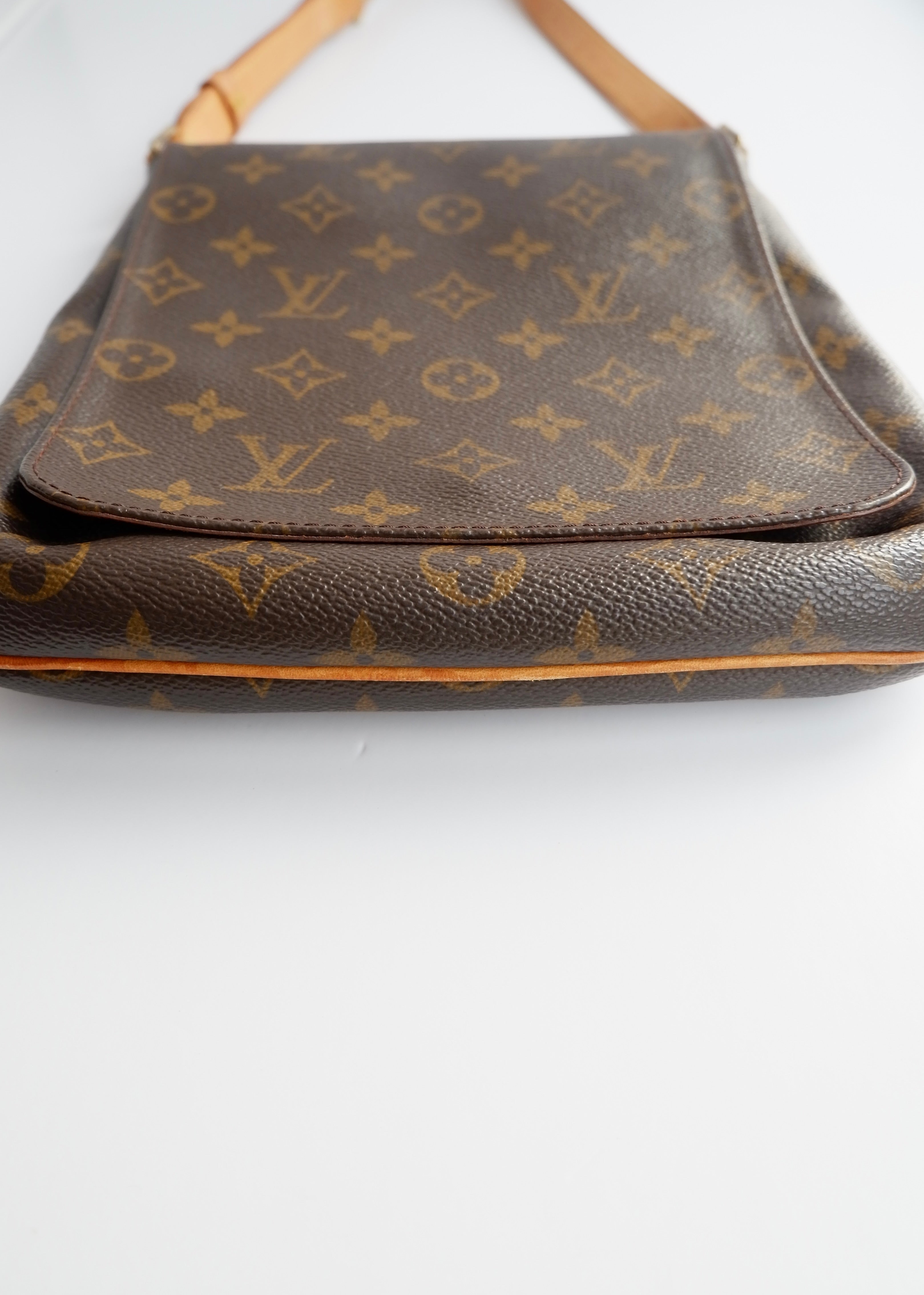 Preowned Louis Vuitton Brown Monogram Musette Tango Salsa Shoulder Bag