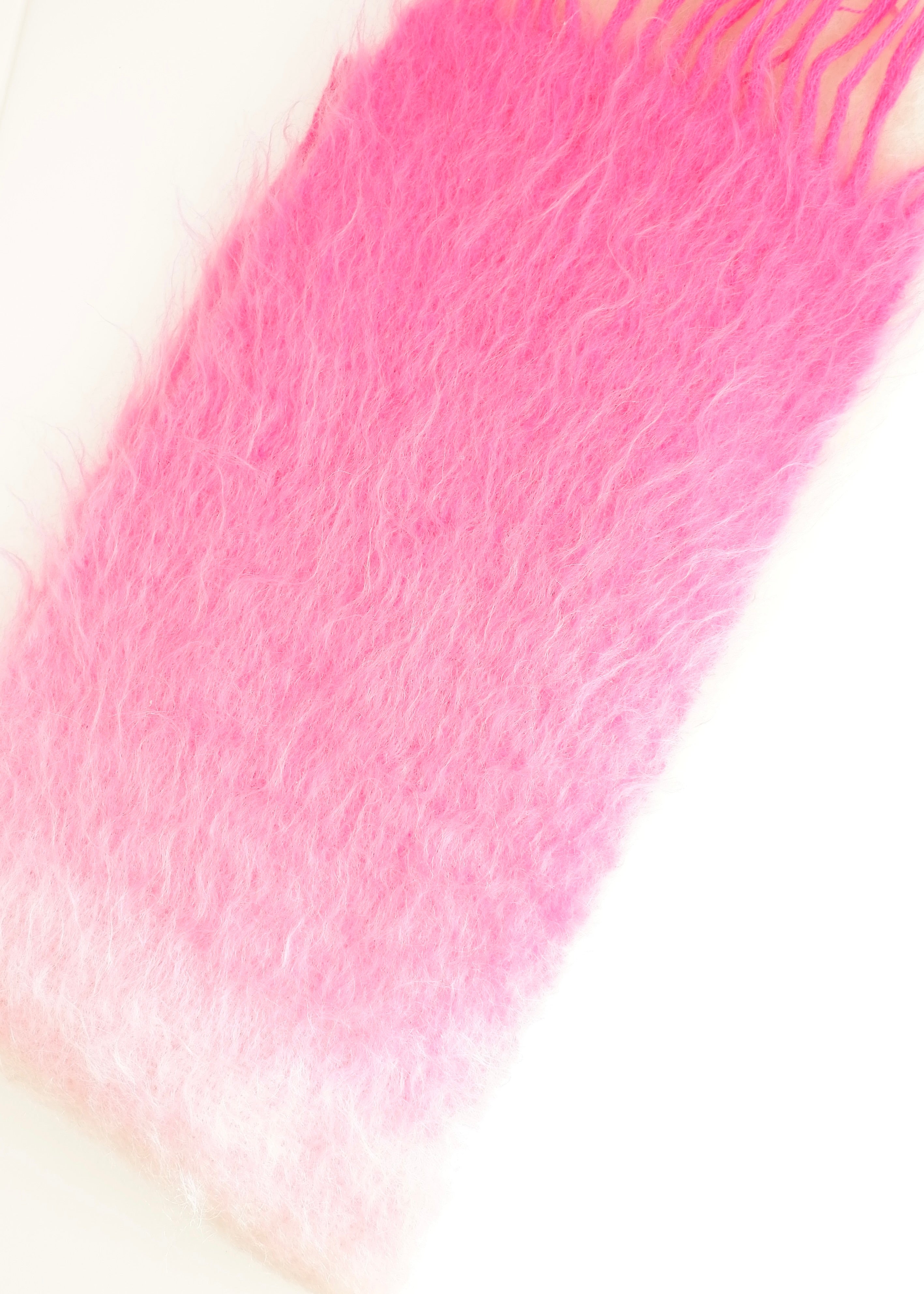 Authentic Preowned Loewe Pink Mohair Scarf