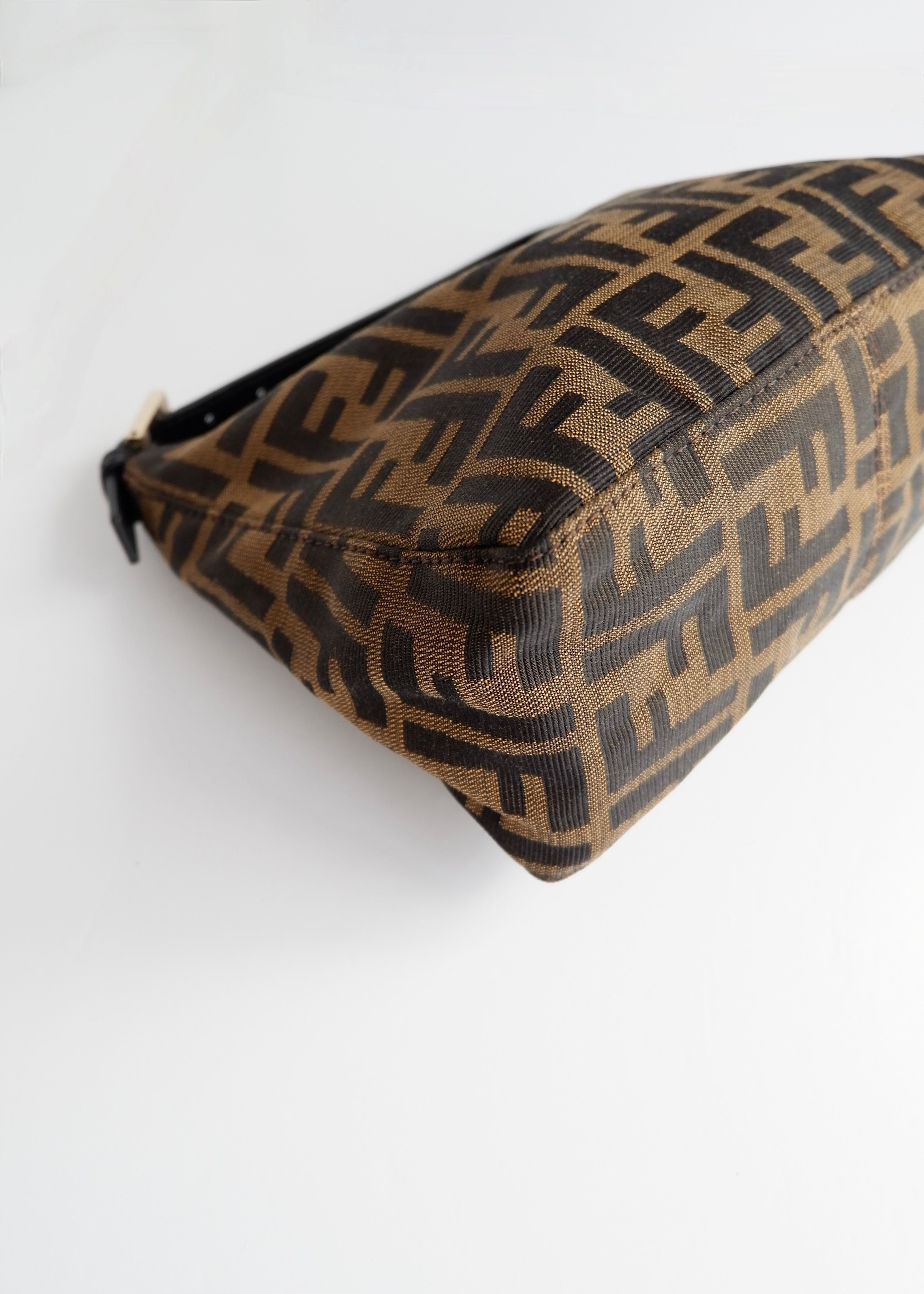 Preowned Fendi Zucca Print Micro Handbag