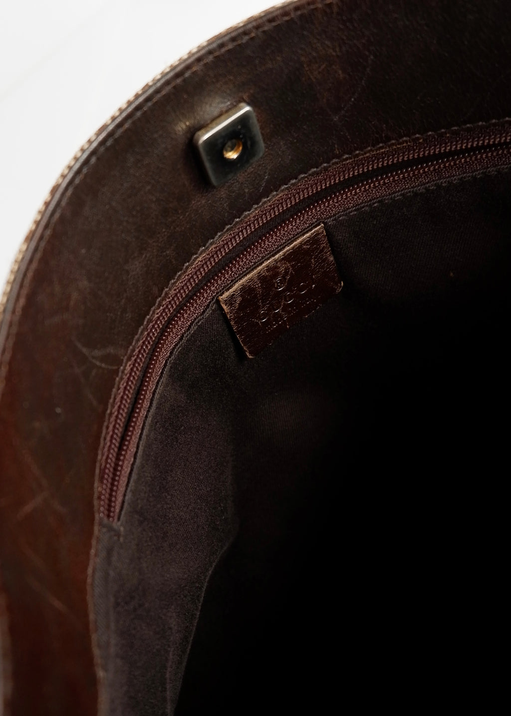 Authentic Preowned Gucci Brown GG Canvas Crossbody Bag