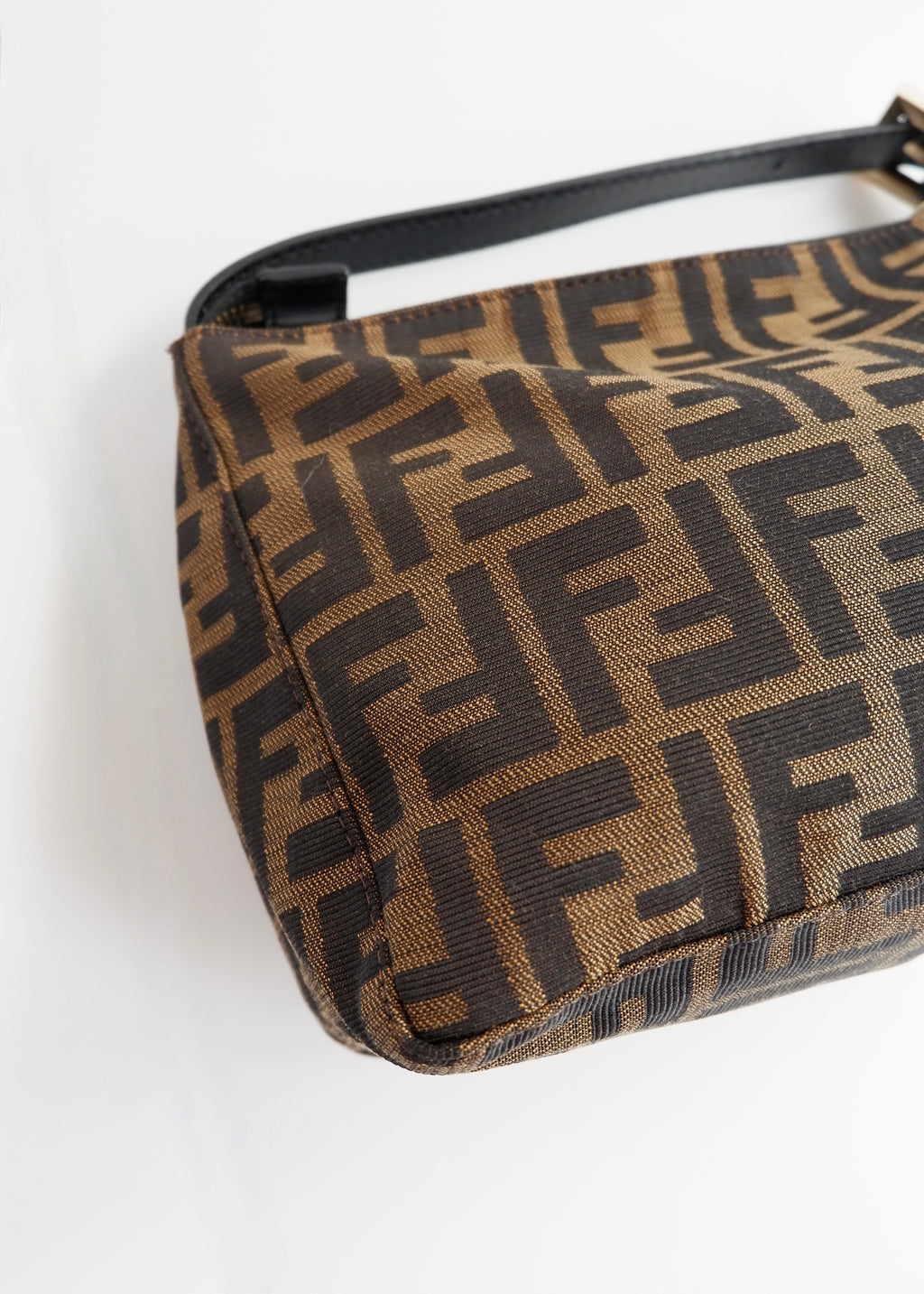 Preowned Fendi Zucca Print Micro Handbag