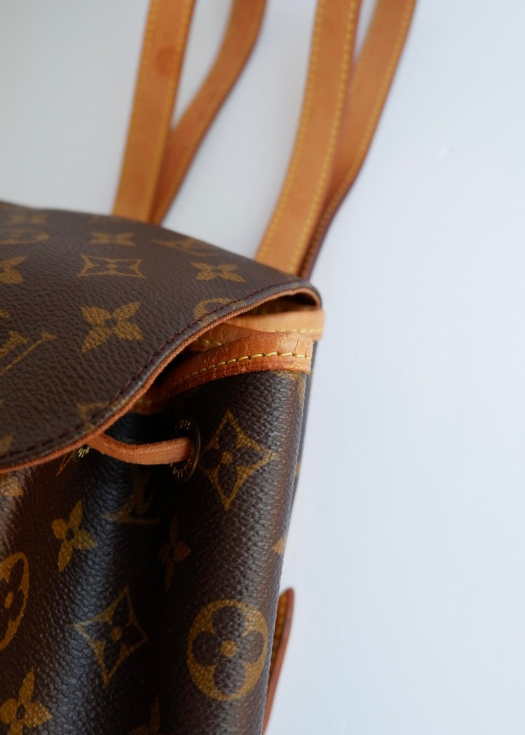Preowned Vintage Louis Vuitton Monogram Montsouris MM Backpack