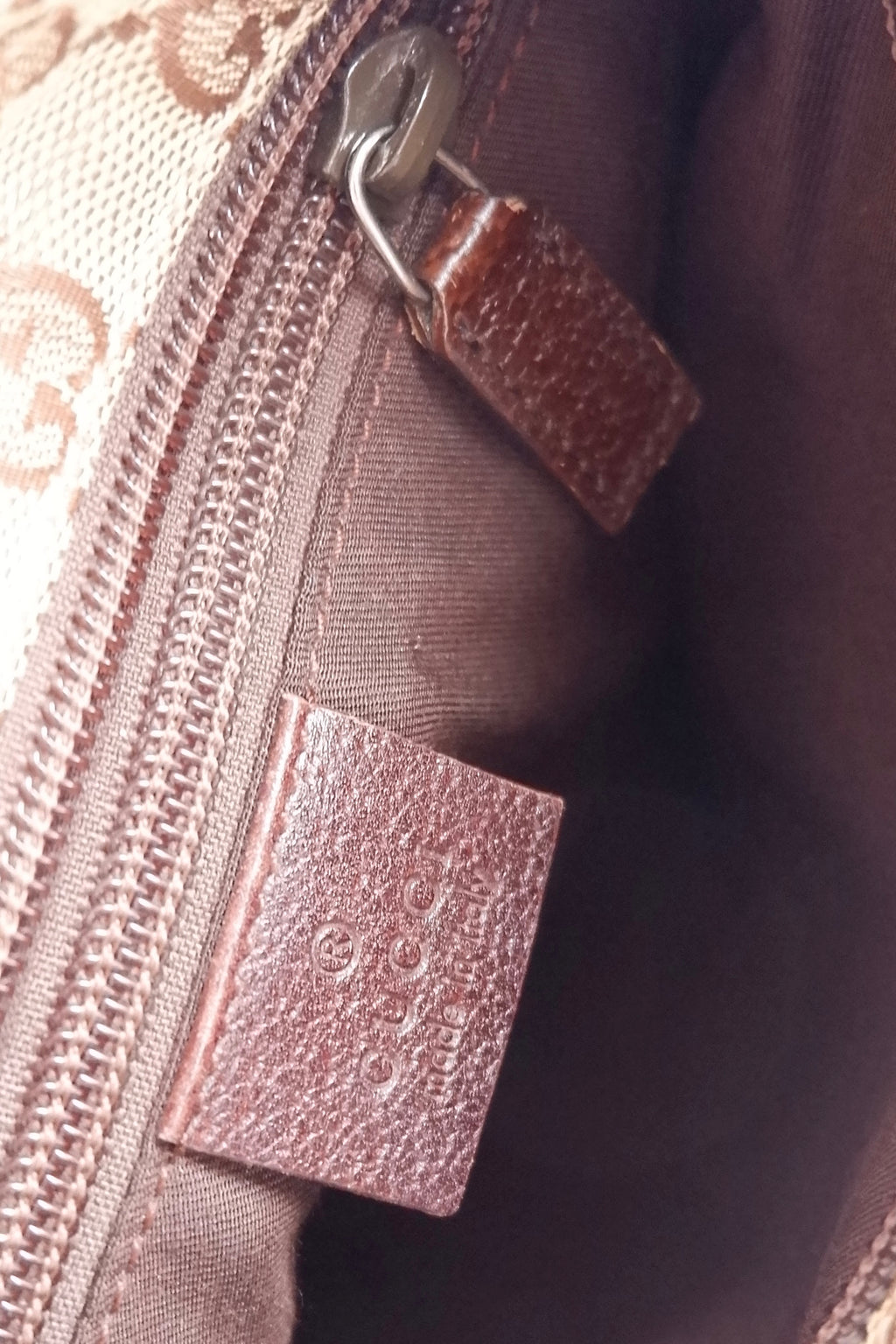Authentic Preowned Gucci GG Canvas Sherry Line Crossbody Bag
