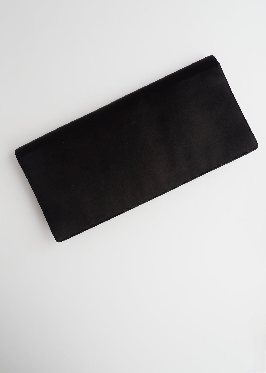 Authentic Preowned Prada Black Satin Clutch