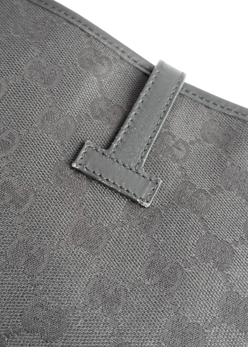 Authentic Preowned Gucci Black GG Canvas Jackie Shoulder Bag