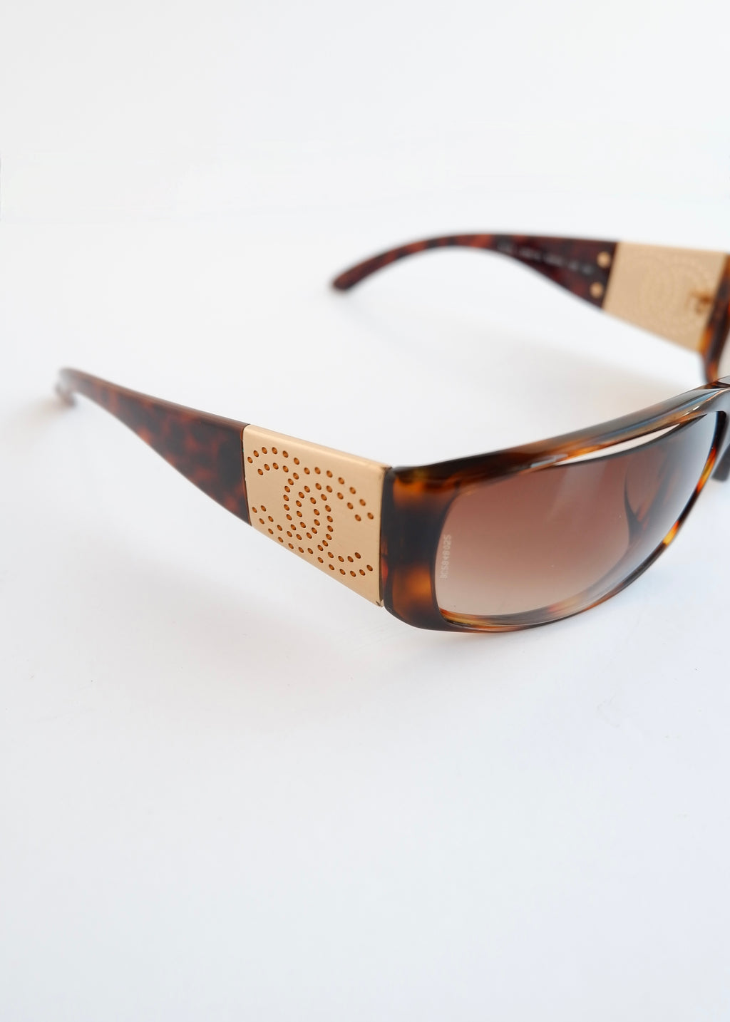 Authentic Preowned Vintage Chanel Brown Square Frame Sunglasses