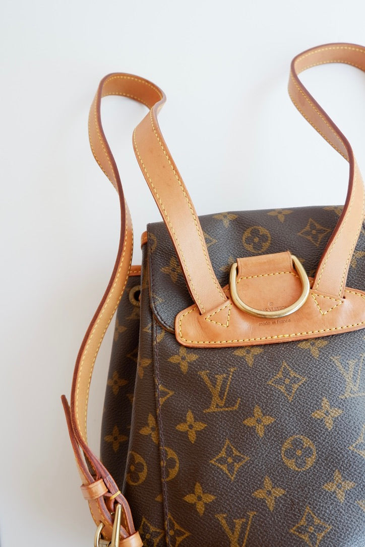 Preowned Vintage Louis Vuitton Monogram Montsouris MM Backpack