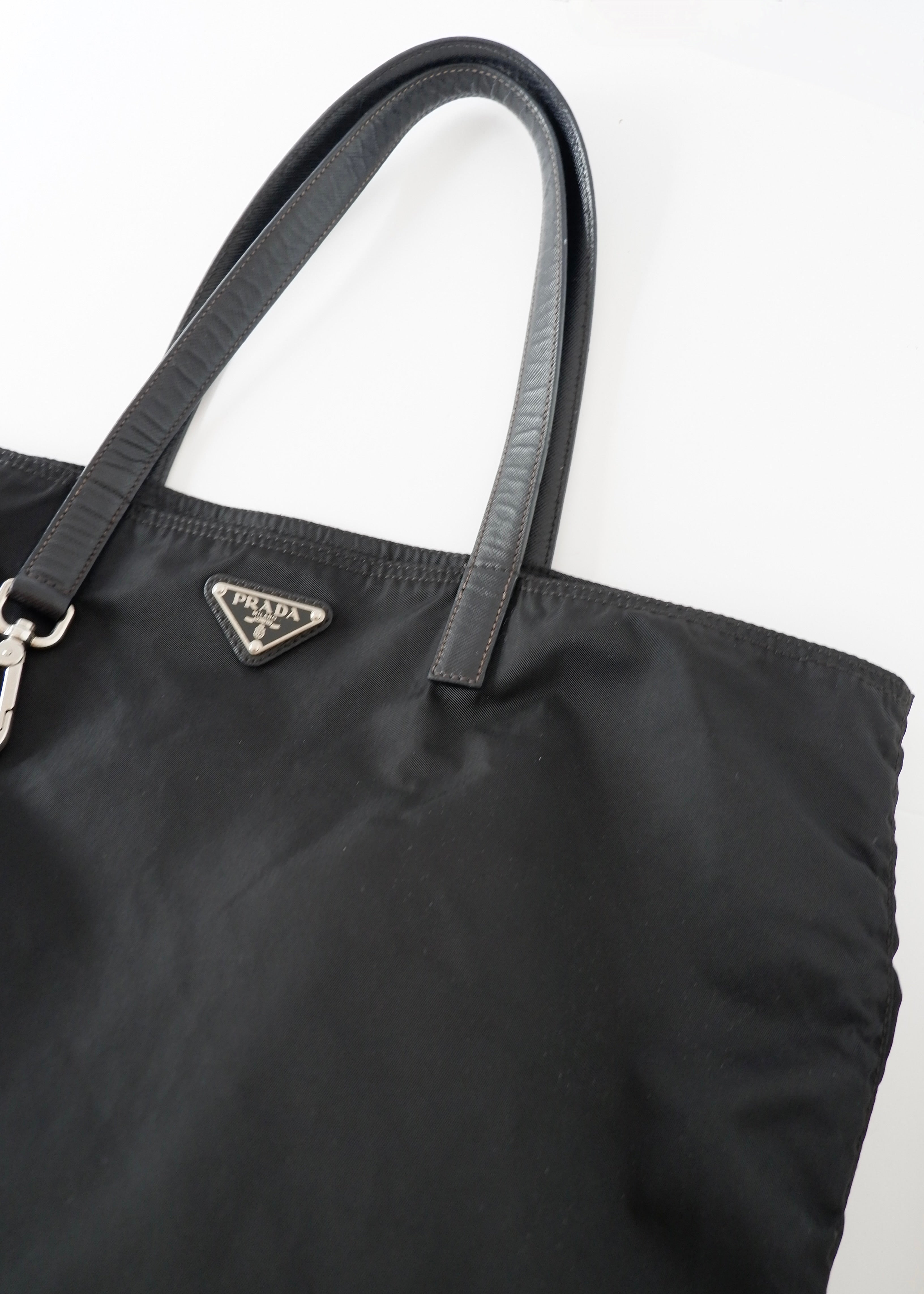 Authentic Preowned Prada Black Nylon Tote Bag