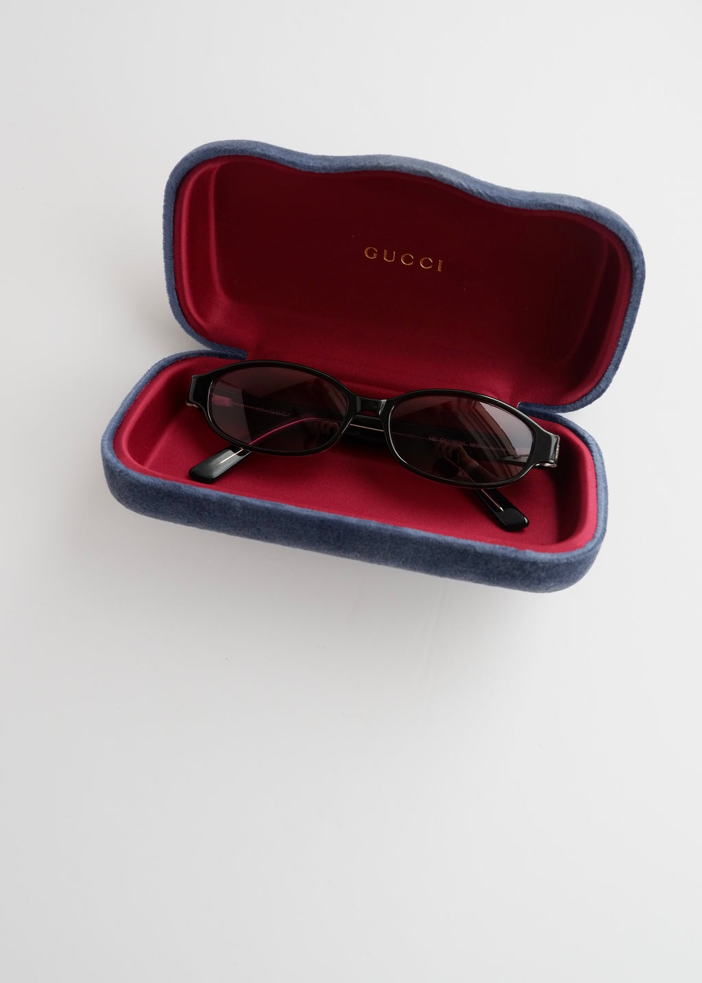 Authentic Preowned Gucci Round Frame Purple Lens Sunglasses