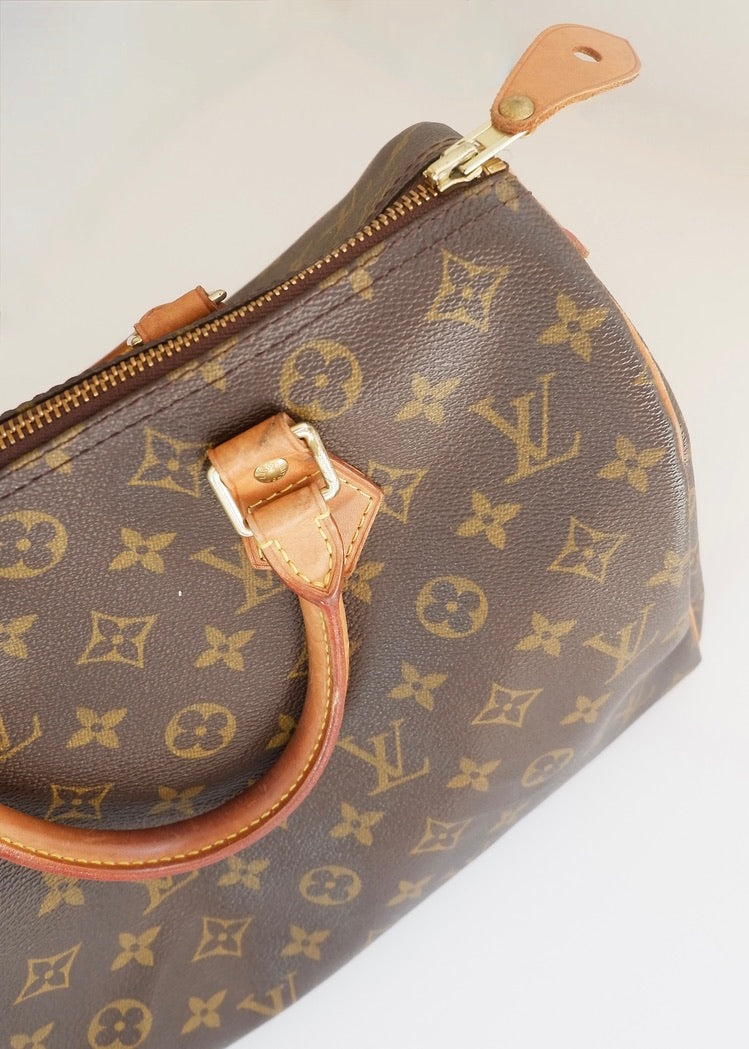 Preowned Louis Vuitton Monogram Speedy 30 Handbag