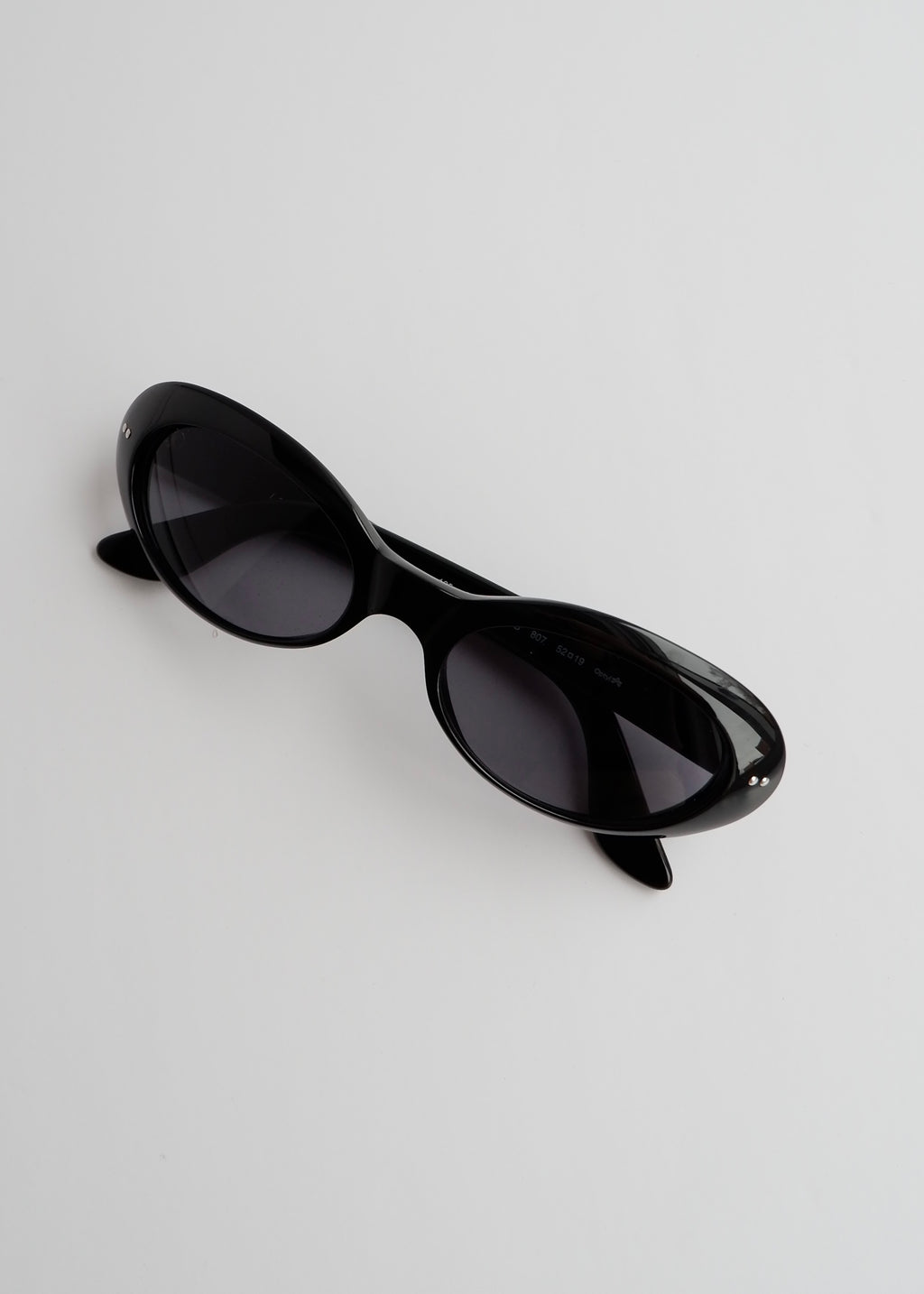 Authentic Preowned Vintage Gucci Black Round Frame G Logo Sunglasses