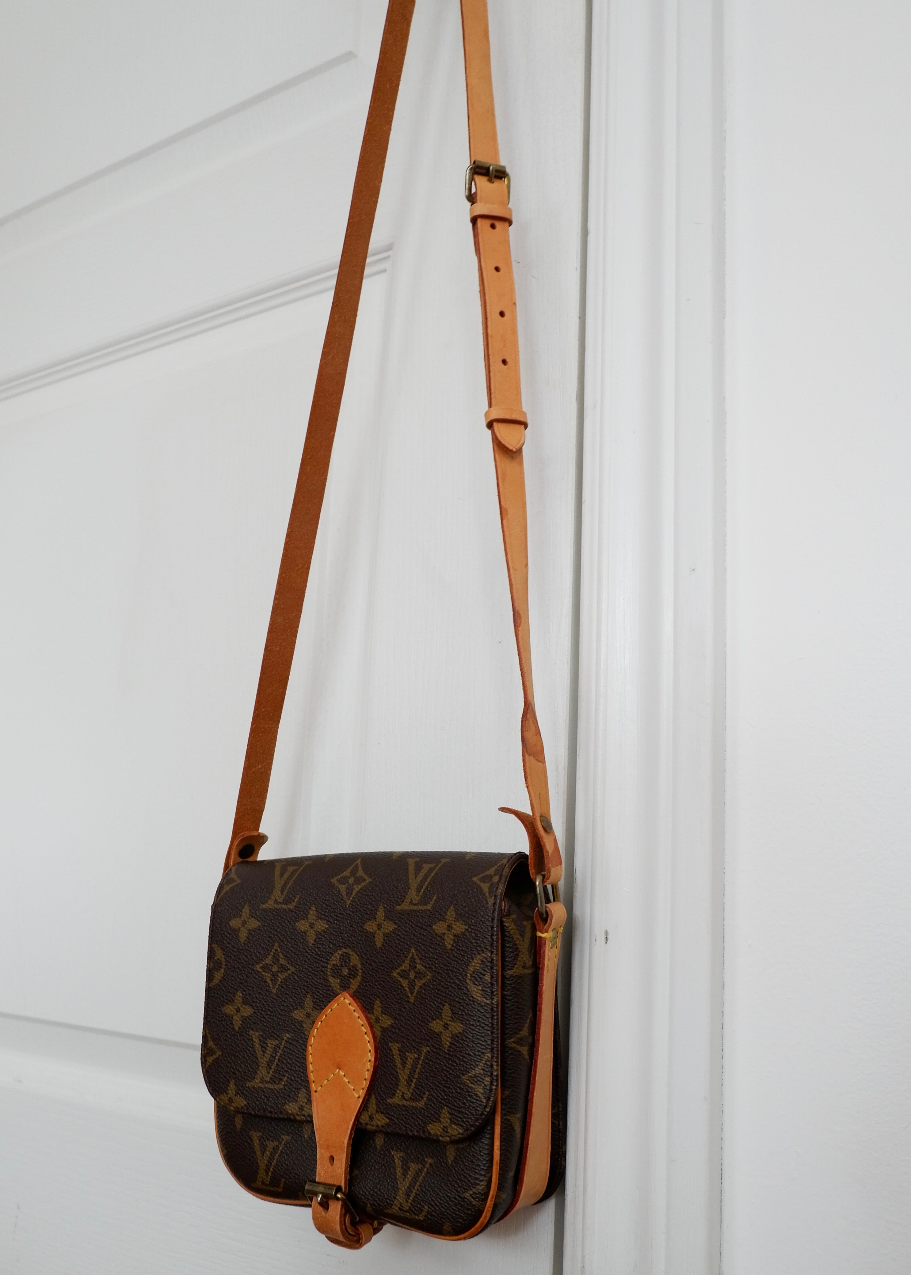 Bandoulière Louis Vuitton Monogram Mini Cartouchière d'occasion authentique