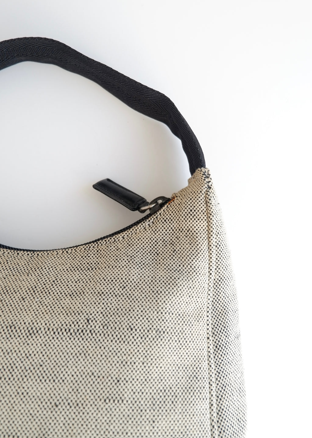 Authentic Preowned Prada Grey Canvas Shoulder Bag