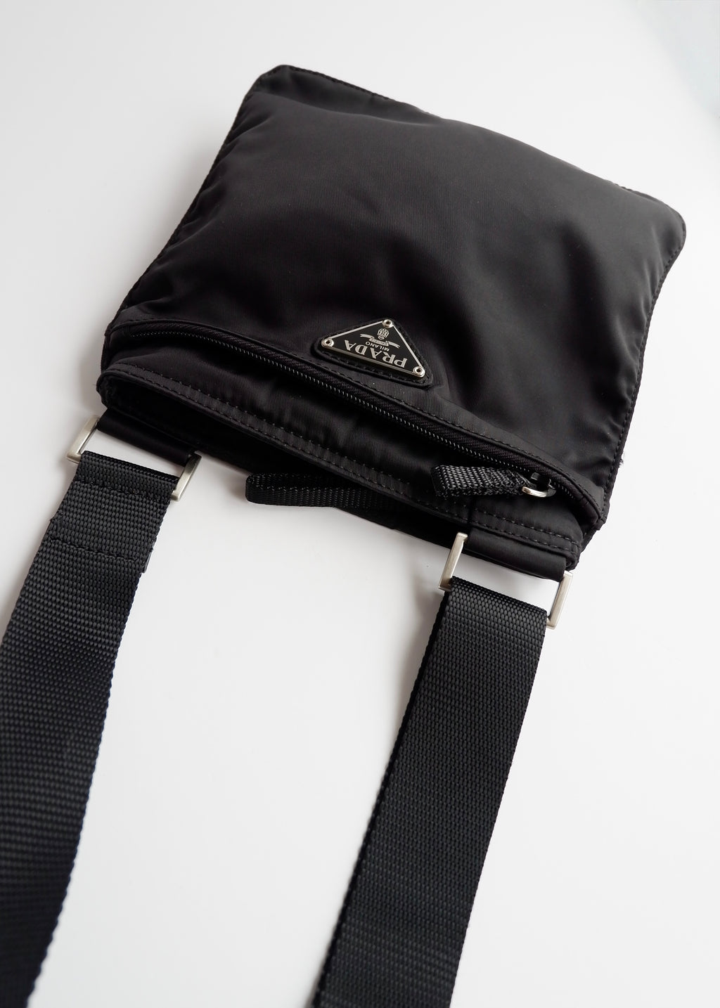 Authentic Preowned Prada Black Nylon Crossbody