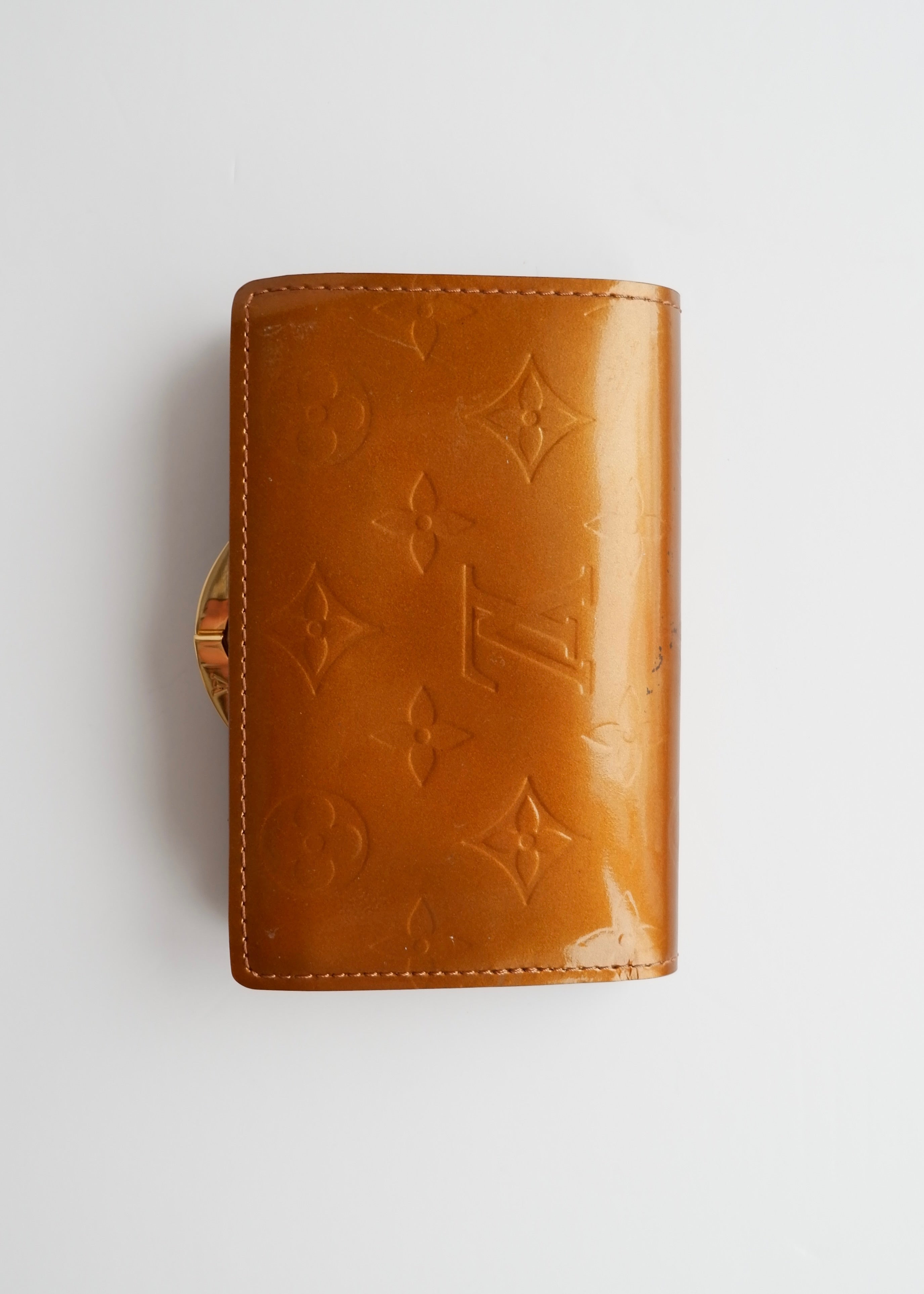 Authentic Preowned Louis Vuitton Brown Monogram Vernis Compact Wallet