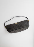 Authentic Preowned Gucci Black GG Canvas Boat Pochette