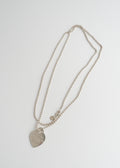 Authentic Preowned Tiffany & Co Silver Return to Tiffany Heart Pendant Necklace
