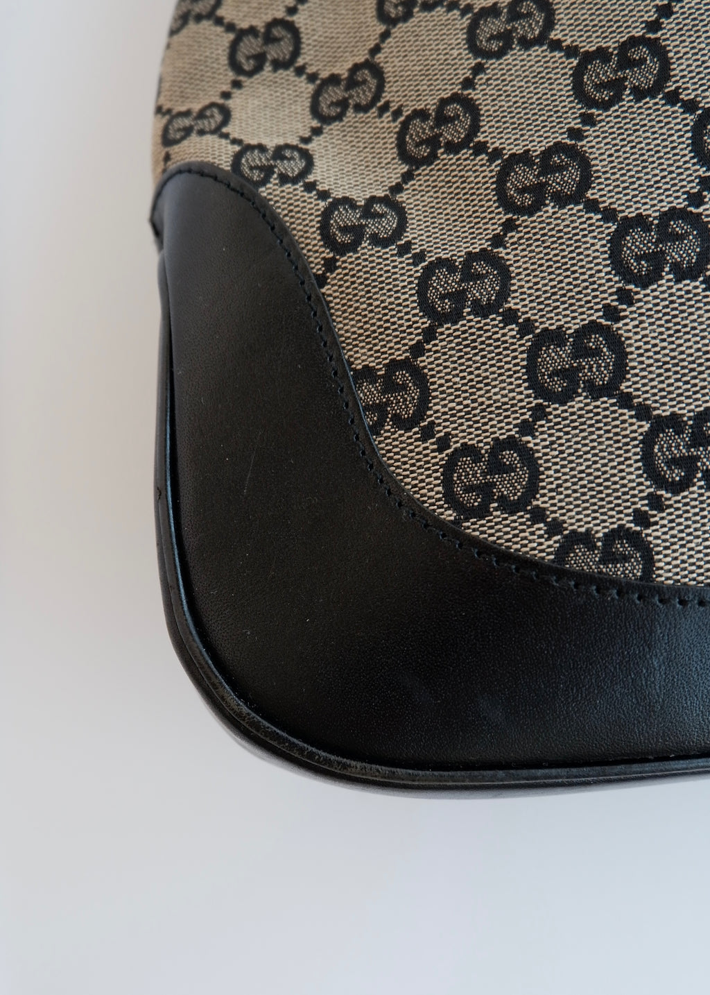 Authentic Preowned Gucci Black GG Canvas Jackie Shoulder Bag