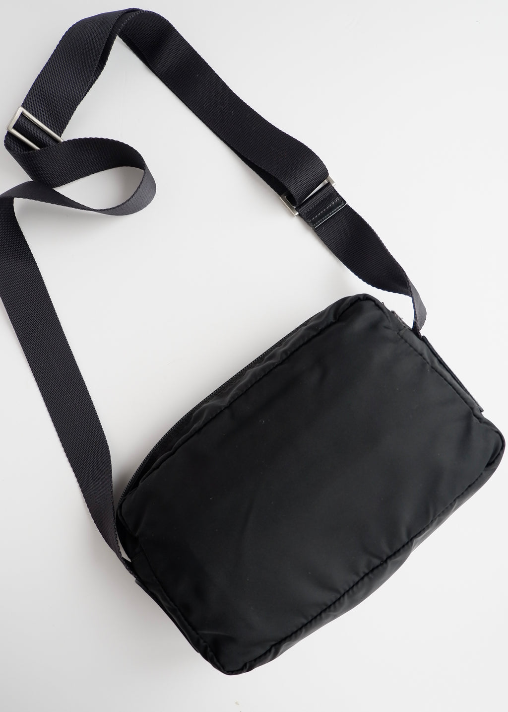 Authentic Preowned Prada Black Nylon Crossbody Bag